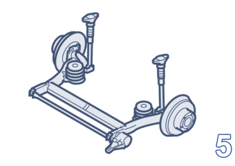 Rear axle
