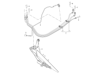 Fuel line diesel engine