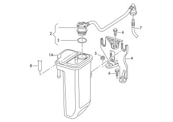 Activated charcoal container petr. engine
