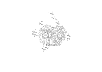 Mounting parts for engine and, transmission, for 7-speed dual clutch gearbox , 1.4ltr. MYR, NAU, NBA, NQA, NQK, NTP, NTZ, PKM, PKW, PMH, PMS, PVU, PWD