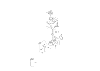 Brake master cylinder rhd