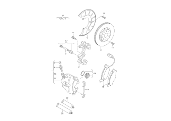 Disc brake front PR-1ZA