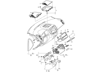 Dashboard fittings upper