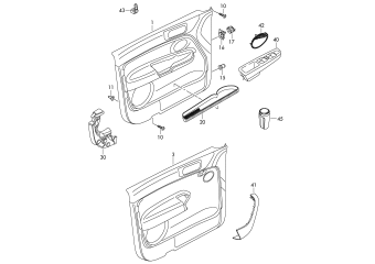Door panel front