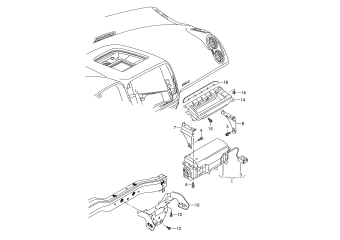 Airbag unit passenger side