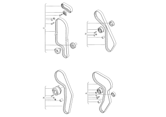 Repair kit for toothed belt, with tensioning roller