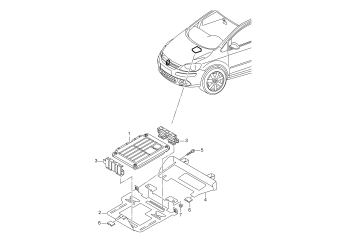 Control unit for diesel engine, fasteners