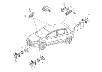Parking aid, park steer assist