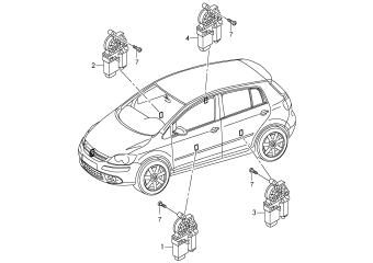 Window regulator motor rhd