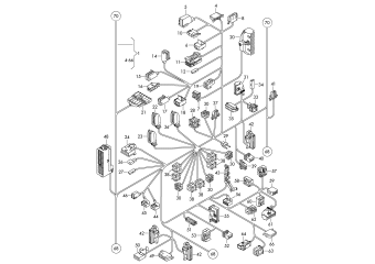 Central wiring set