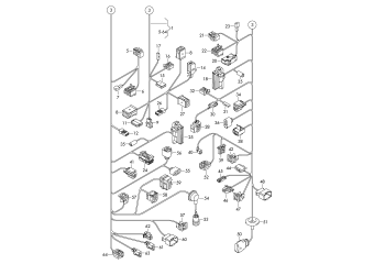 Central wiring set