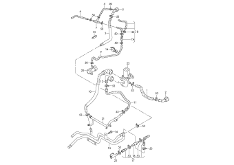 Coolant cooling system, for vehicles with auxiliary, heater 1.6ltr. petrol eng.+, BSE, BSF, CMXA, CHGA