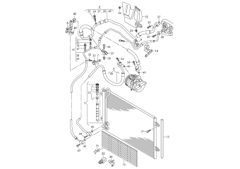 Refrigerant circuit, a/c condenser