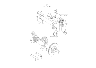 Disc brake front PR-1LK