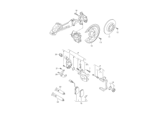 Disc brake rear PR-1KU