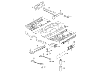 Floor assembly front