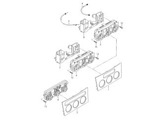 Fresh air and heater controls
