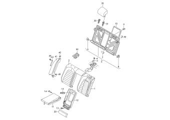 Backrest rear PR-3ND