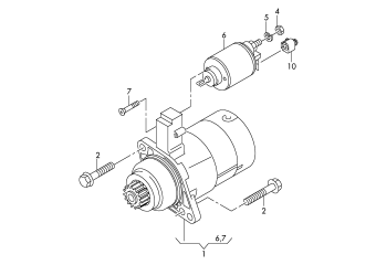 Starter and single parts, before 02.11.2009