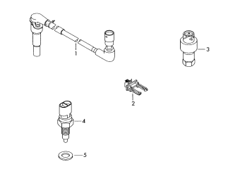 Switch and sender on gearbox for manual gearbox, 6-speed dual clutch gearbox