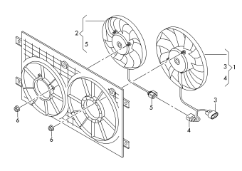 Radiator fan