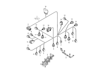 Wiring set for engine CKMA