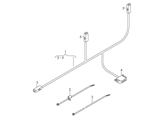 Wiring harness for instrument, housing