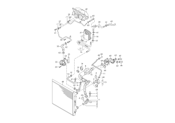 Coolant cooling system 1.4ltr. 4-cylinder+, petrol eng.+, CKMA