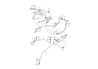 Coolant cooling system 2.0 ltr. 4-cylinder+, diesel eng.+, CBAA, CBAB, CBBB, CBAC
