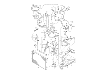 Coolant cooling system 2.0 ltr. 4-cylinder+, diesel eng.+, CFFA, CFFB, CFGB