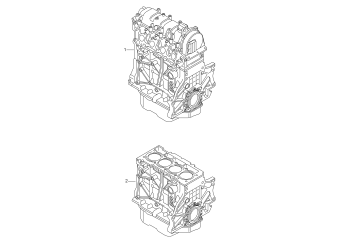 Base engine 1.2 ltr. petrol engine+, CBZB