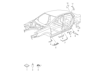 Noise insulation plate notchback