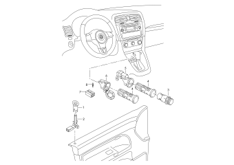 Warning lights, cigarette lighter, spannhuelse, socket