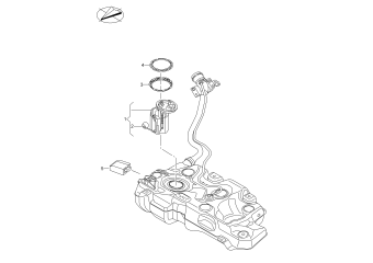 Fuel delivery unit, and sender for, fuel gauge