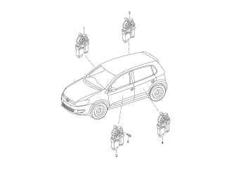 Window regulator motor, POLO MALAYSIA PR-7ID