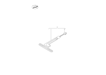 Inlay for seat occupied, sensor passenger side PR-9P3