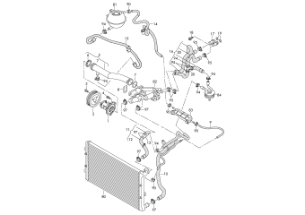 Coolant pump, coolant cooling system 1.6ltr. petrol engine+, PR-G1A+TL0