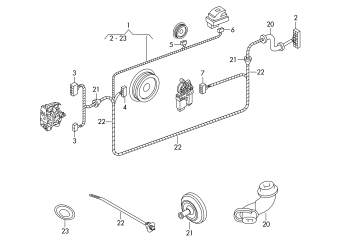 Wiring set for door, rear