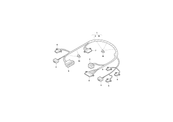 Wiring harness for heater controls