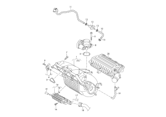 Intake system 1.6ltr. petrol engine