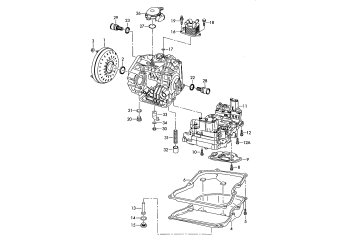 Converter, oil sump, valve body, for 6-speed automatic gearbox MFZ, QAW