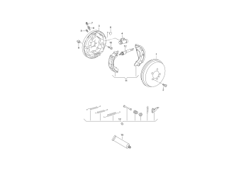 Drum brake rear PR-1KN