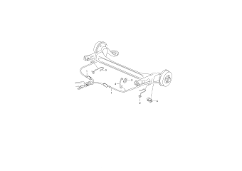Brake cable rear