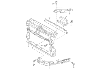 Bodywork front part