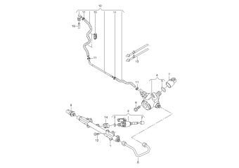 Fuel rail 1.4ltr. petrol eng.+, PR-TL1