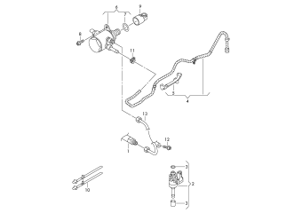 Fuel rail, fuel pump 1.4ltr. petrol eng.+, PR-TF0