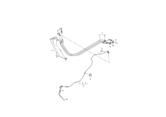 Fuel line diesel eng.