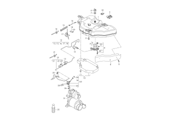 Exhaust gas treatment system, for vehicles with selective, catalytic reduction (scr) diesel eng.+, PR-1E9