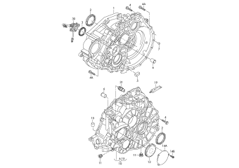 Gear housing, for 6 speed manual gearbox LMW