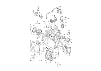 Mechatronic with software, coupling, oil pump, oil cooler, flanged shaft, for 6-speed dual clutch, gearbox petrol eng.+, CTHA, CTHD, CZDA